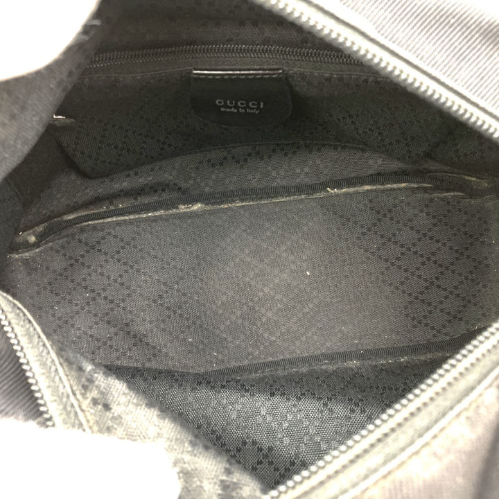 GUCCI グッチ 000・1014 バンブー ハンドバッグ 手提げ ブラック ナイロン