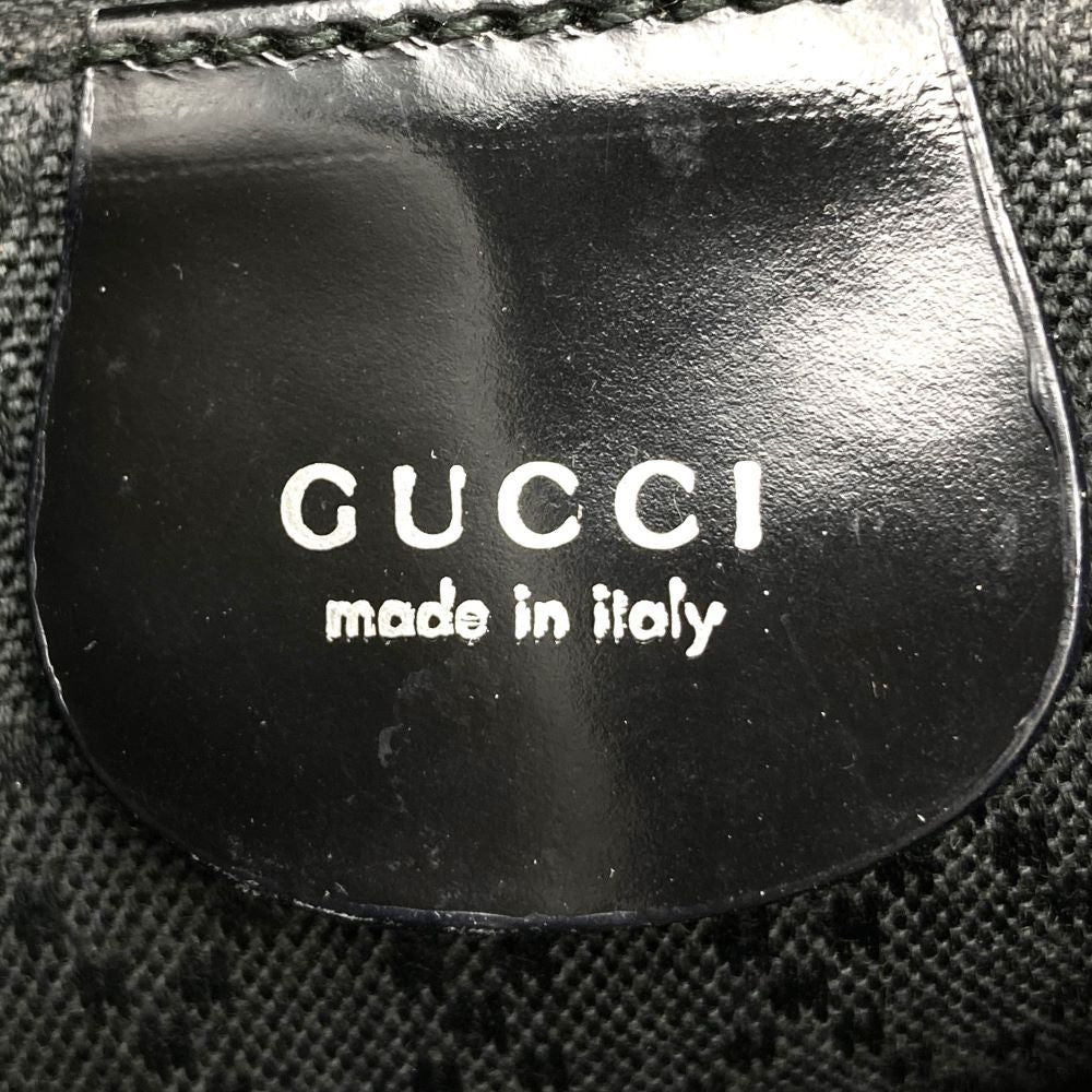 GUCCI グッチ 000・1014 バンブー ハンドバッグ 手提げ ブラック ナイロン