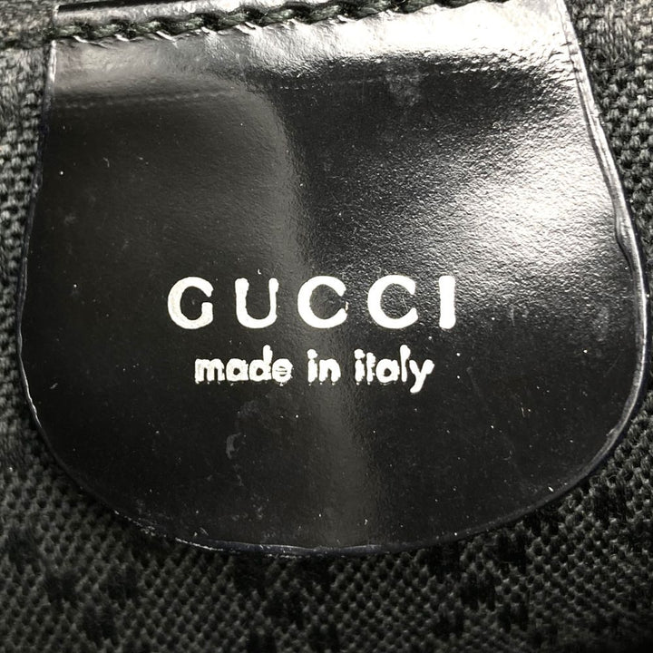 GUCCI グッチ 000・1014 バンブー ハンドバッグ 手提げ ブラック ナイロン