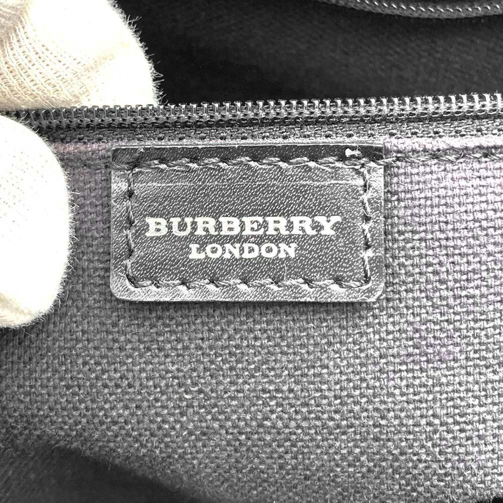 BURBERRY バーバリー ノバチェック トートバッグ ショルダーバッグ PVC/レザー ベージュ