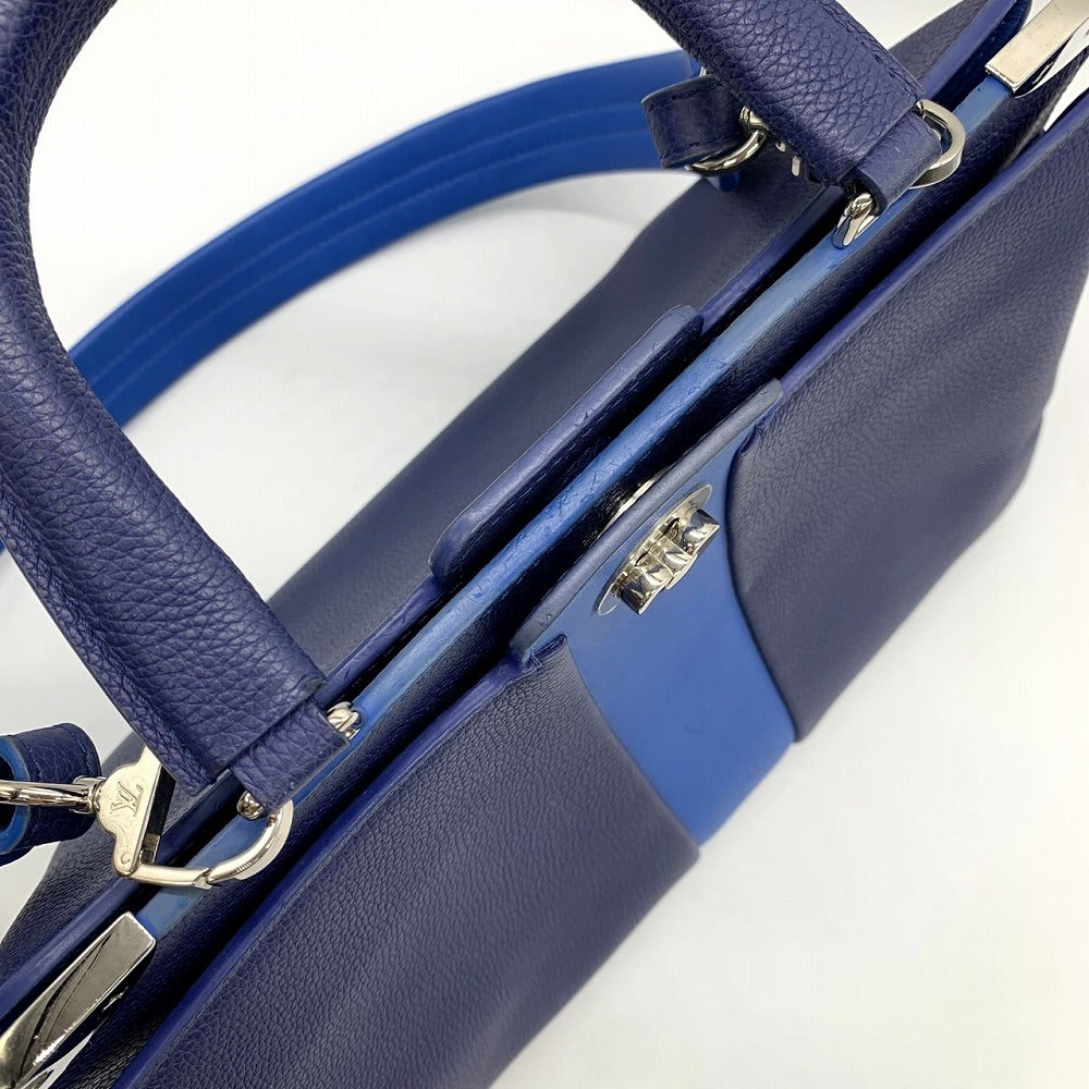LOUIS VUITTON ルイ・ヴィトン アストリッド M54373 ショルダーバッグ 2way ハンドバッグ レザー ネイビー/ブルー 紺/青
