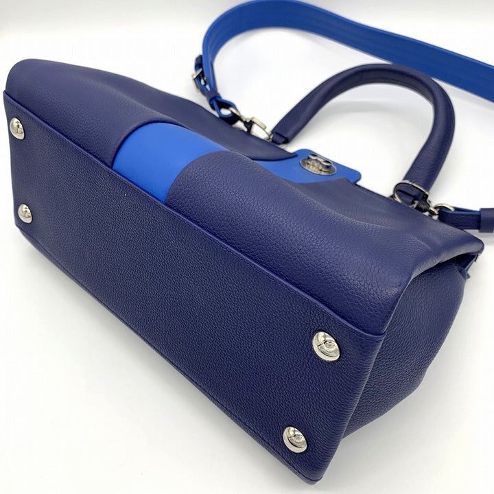 LOUIS VUITTON ルイ・ヴィトン アストリッド M54373 ショルダーバッグ 2way ハンドバッグ レザー ネイビー/ブルー 紺/青