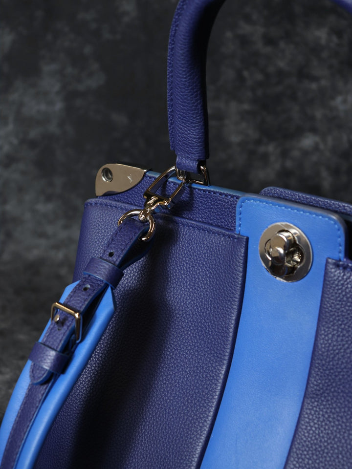 LOUIS VUITTON ルイ・ヴィトン アストリッド M54373 ショルダーバッグ 2way ハンドバッグ レザー ネイビー/ブルー 紺/青