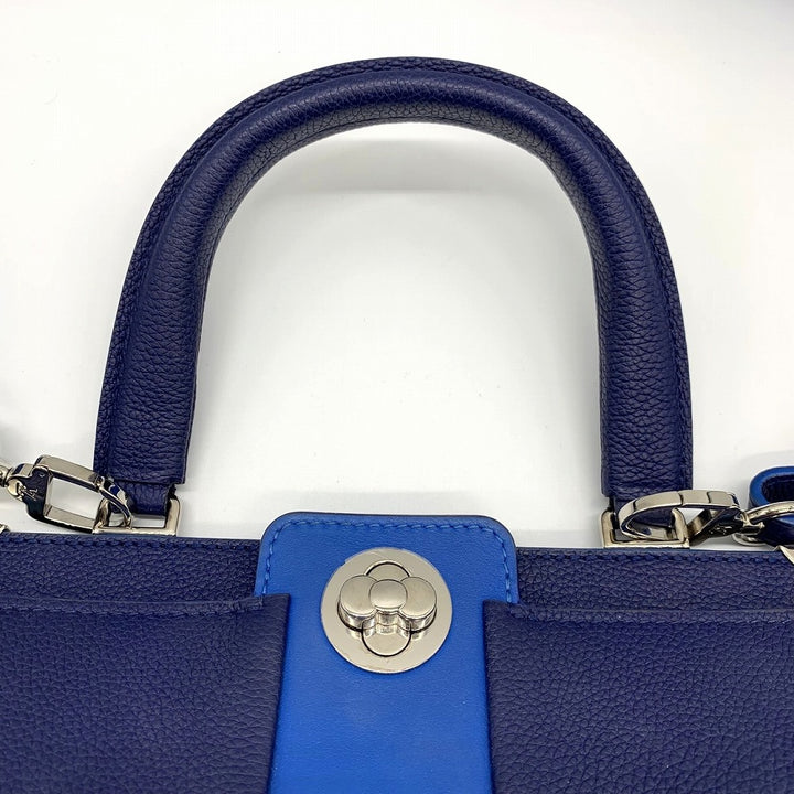 LOUIS VUITTON ルイ・ヴィトン アストリッド M54373 ショルダーバッグ 2way ハンドバッグ レザー ネイビー/ブルー 紺/青