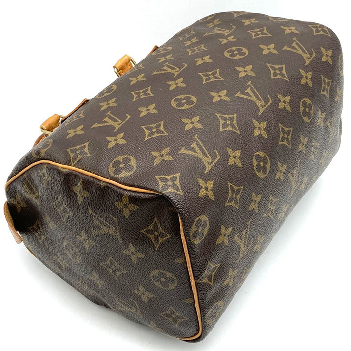 LOUIS VUITTON ルイ・ヴィトン M41528 スピーディ25 ボストンバッグ ハンドバッグ モノグラム ブラウン ヴィンテージ