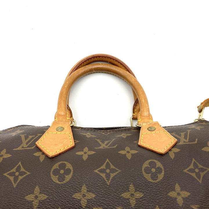 LOUIS VUITTON ルイ・ヴィトン M41528 スピーディ25 ボストンバッグ ハンドバッグ モノグラム ブラウン ヴィンテージ