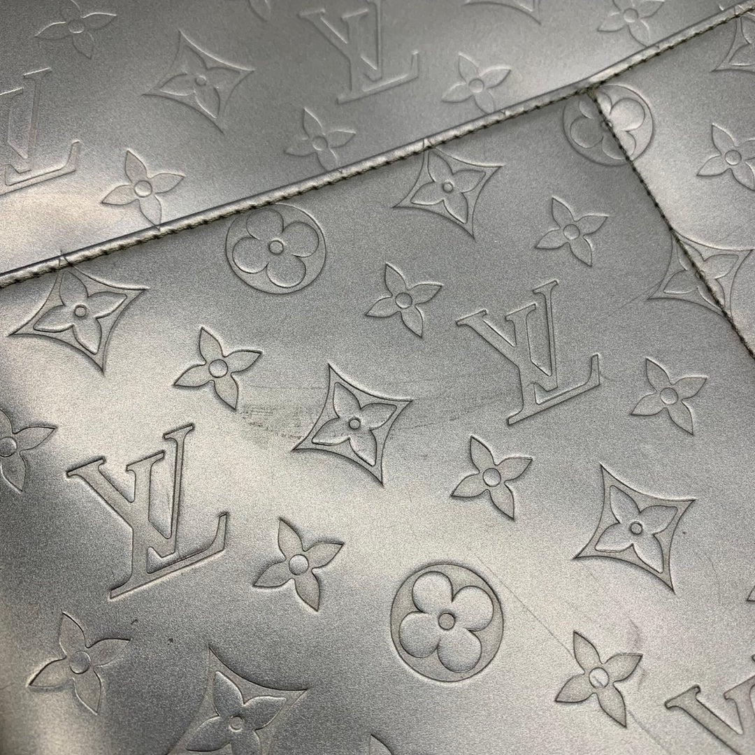 LOUIS VUITTON ルイ・ヴィトン サッター M55165 ショルダーバッグ グレー モノグラムマット
