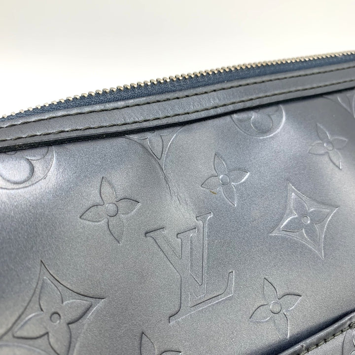 LOUIS VUITTON ルイ・ヴィトン サッター M55165 ショルダーバッグ グレー モノグラムマット