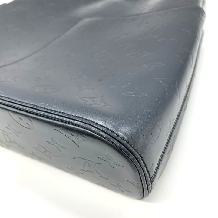 LOUIS VUITTON ルイ・ヴィトン サッター M55165 ショルダーバッグ グレー モノグラムマット