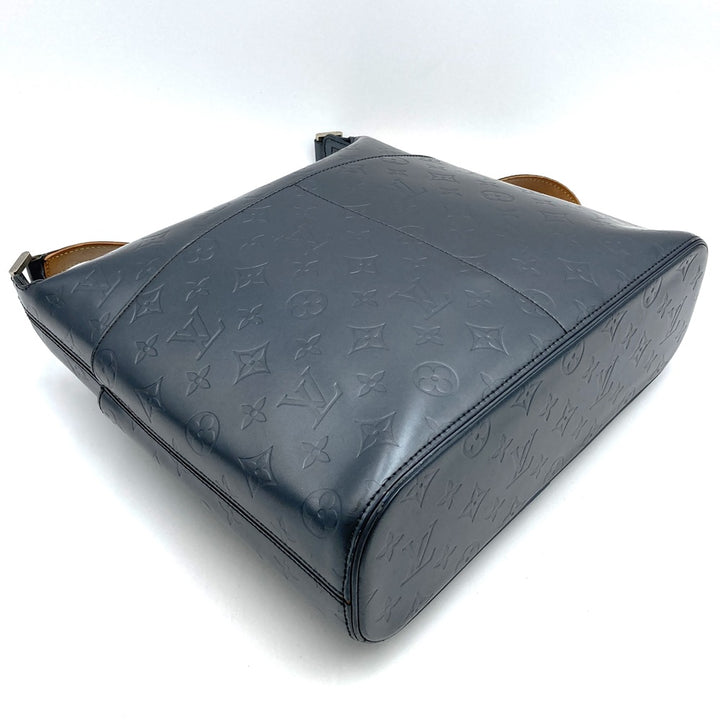 LOUIS VUITTON ルイ・ヴィトン サッター M55165 ショルダーバッグ グレー モノグラムマット