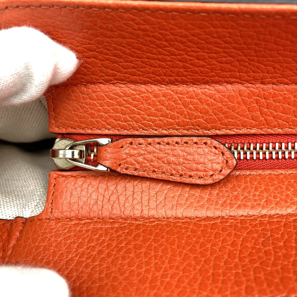 GUCCI グッチ 368827 スウィングスモール ハンドバッグ ショルダーバッグ 2way オレンジ レザー