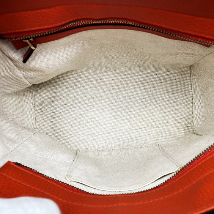GUCCI グッチ 368827 スウィングスモール ハンドバッグ ショルダーバッグ 2way オレンジ レザー