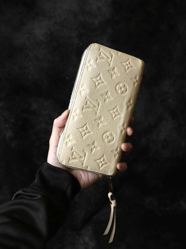 LOUIS VUITTON ルイ・ヴィトン M93437 ジッピーウォレット ラウンドファスナー 長財布 モノグラムアンプラント