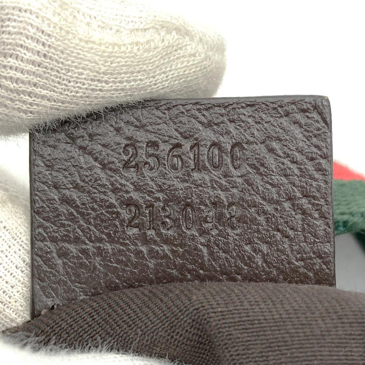 GUCCI グッチ 256100 斜め掛け ショルダーバッグ ブラウン 斜め掛け GGキャンバス シェリーライン