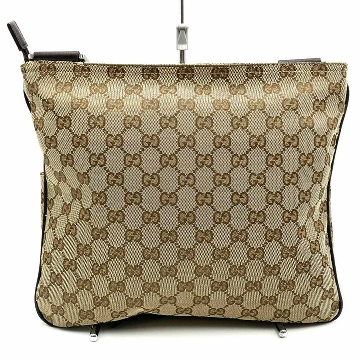 GUCCI グッチ 256100 斜め掛け ショルダーバッグ ブラウン 斜め掛け GGキャンバス シェリーライン
