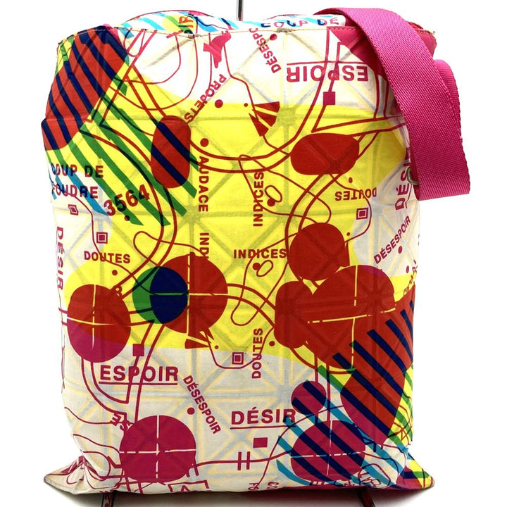 ISSEYMIYAKE イッセイミヤケ プリーツプリーズ ショルダーバッグ ピンク ポリエステル