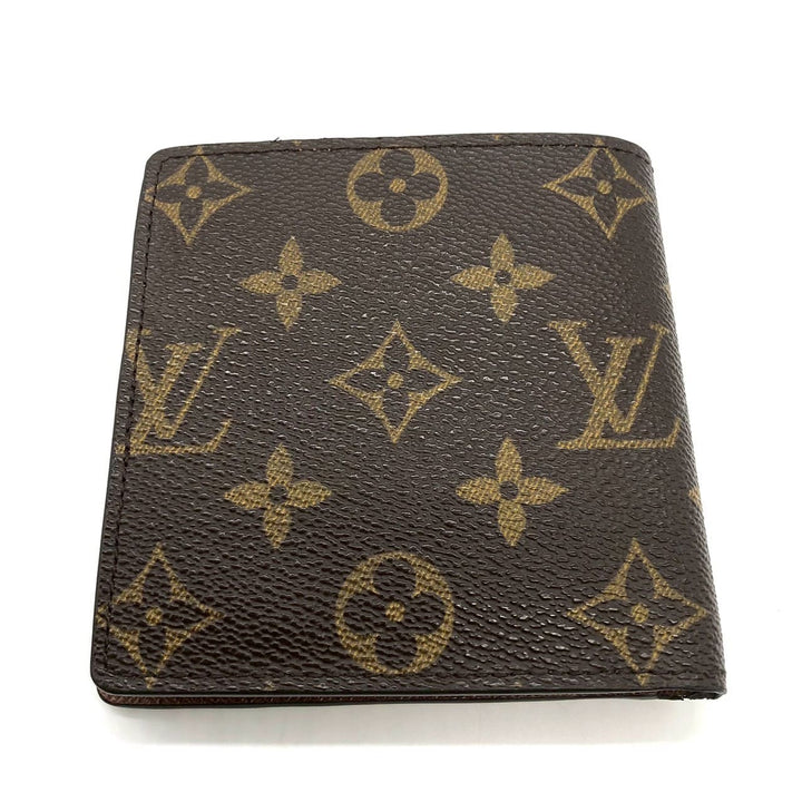 LOUIS VUITTON ルイ・ヴィトン ポルトフォイユマルコ M61675 二つ折り財布 モノグラム ブラウン