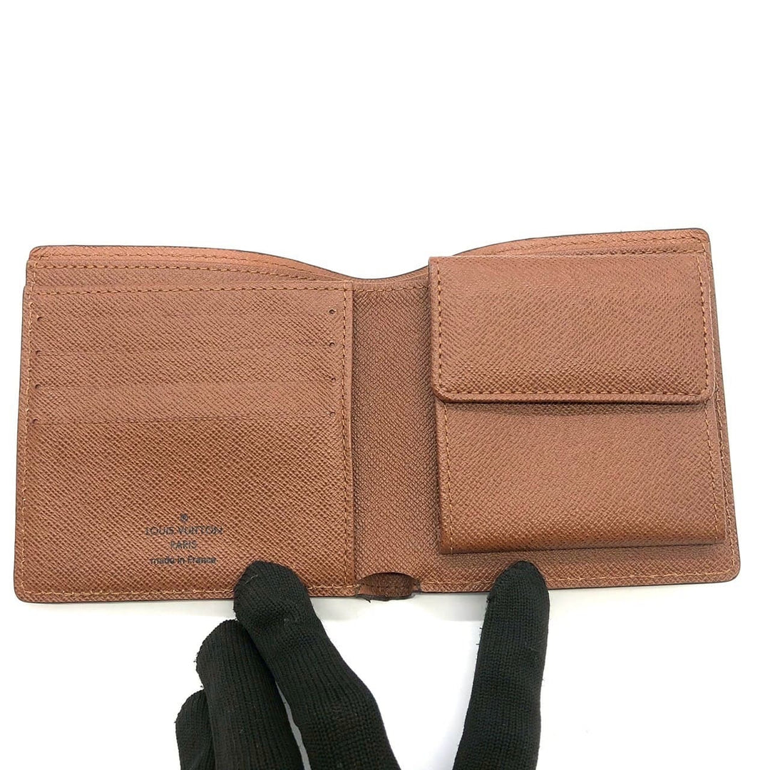 LOUIS VUITTON ルイ・ヴィトン ポルトフォイユマルコ M61675 二つ折り財布 モノグラム ブラウン