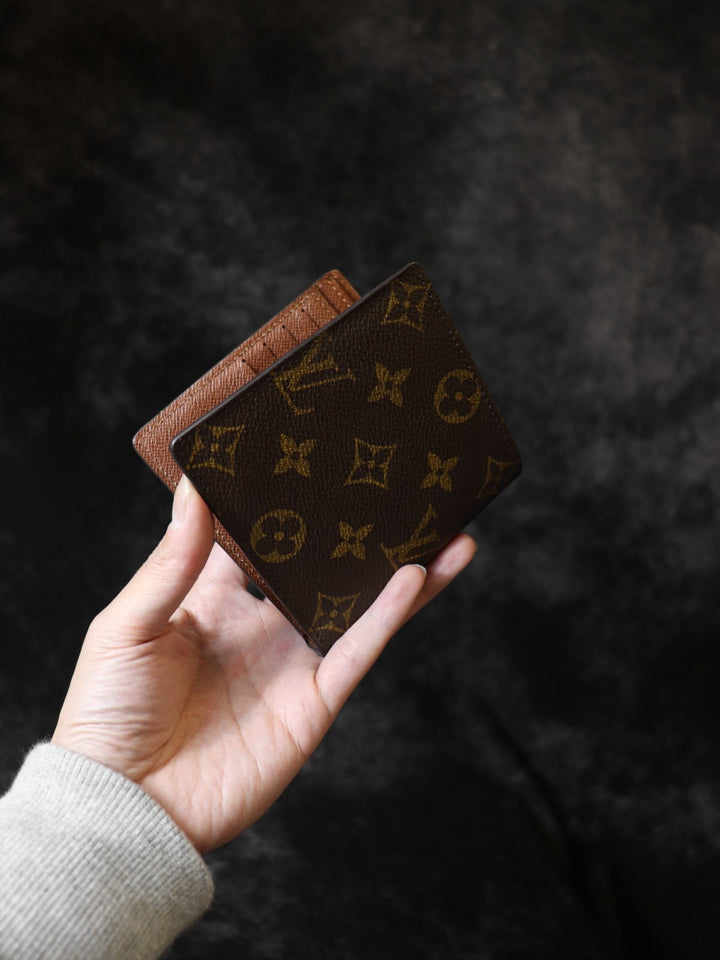 LOUIS VUITTON ルイ・ヴィトン ポルトフォイユマルコ M61675 二つ折り財布 モノグラム ブラウン