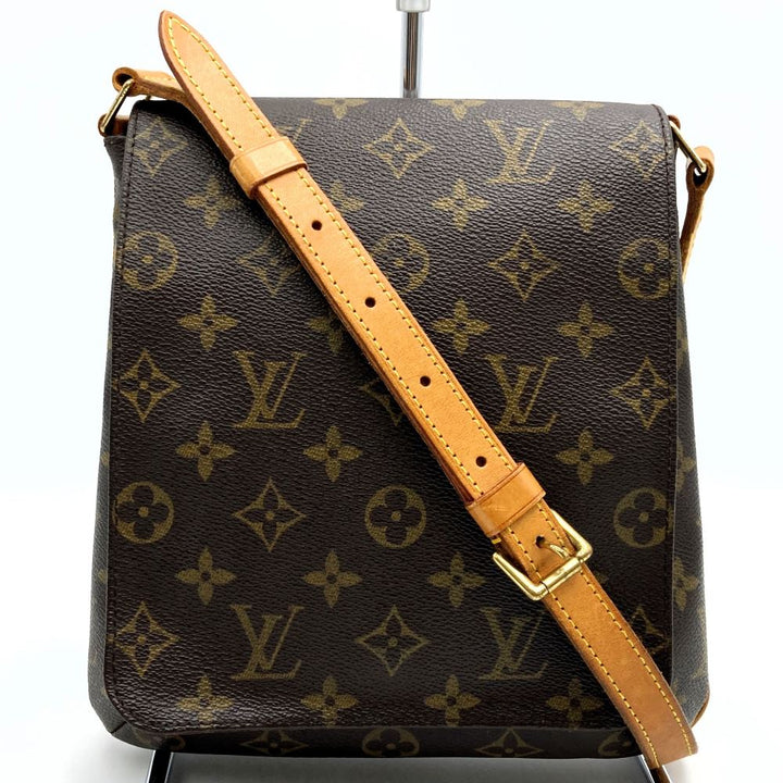 LOUIS VUITTON ルイ ヴィトン M51258 ミュゼット サルサ ショート ショルダーバッグ ブラウン モノグラムキャンバス