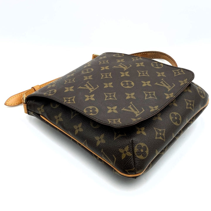 LOUIS VUITTON ルイ ヴィトン M51258 ミュゼット サルサ ショート ショルダーバッグ ブラウン モノグラムキャンバス