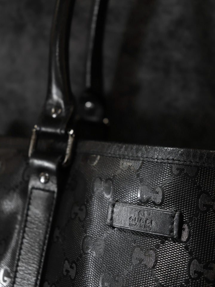 GUCCI グッチ 223668 大きめトートバッグ GGインプリメ ブラック 黒