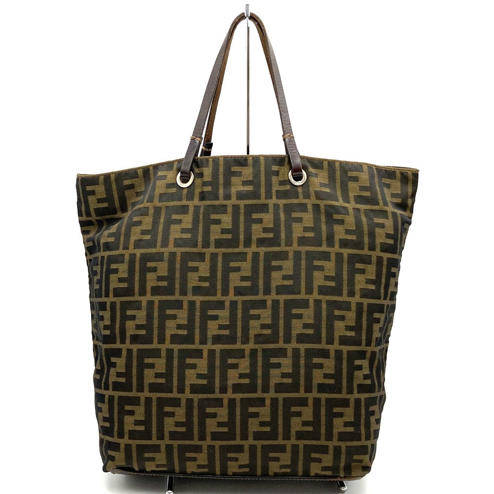FENDI フェンディ ズッカ 2228 26598 008 トートバッグ ショルダーバッグ ナイロ ブラウン