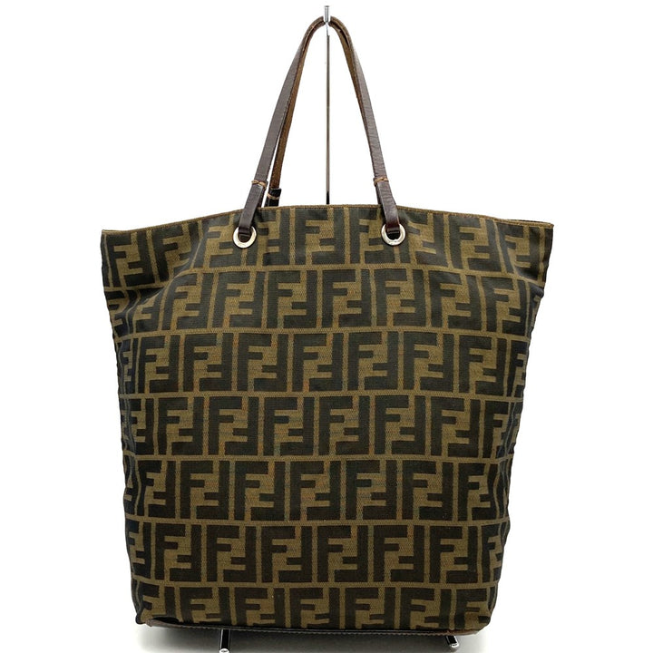 FENDI フェンディ ズッカ 2228 26598 008 トートバッグ ショルダーバッグ ナイロ ブラウン