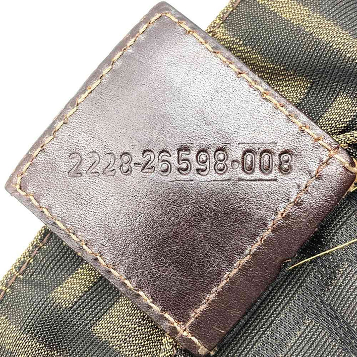 FENDI フェンディ ズッカ 2228 26598 008 トートバッグ ショルダーバッグ ナイロ ブラウン