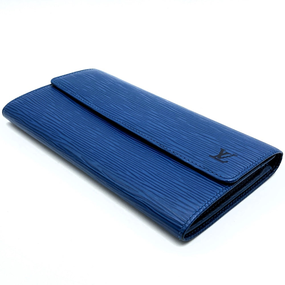 LOUIS VUITTON ルイ・ヴィトン ポルトフォイユサラ 長財布 エピレザー ブルー 青 M63572