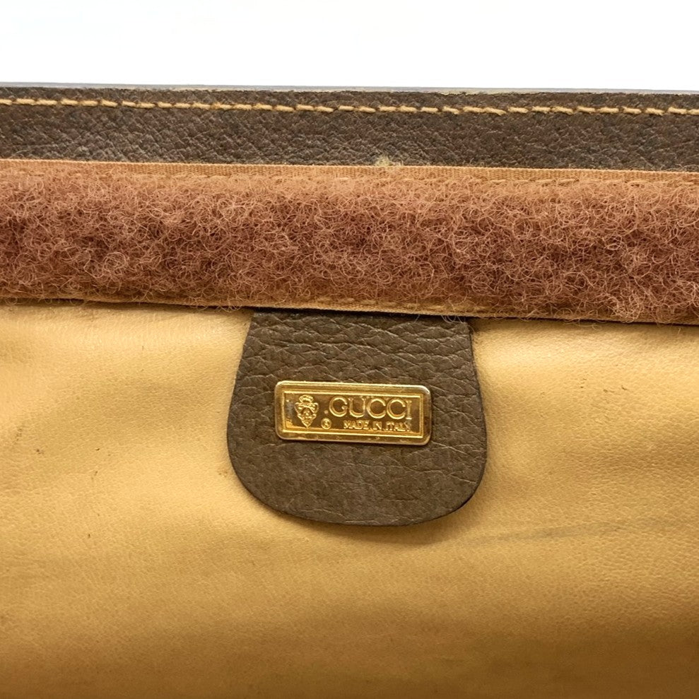 GUCCI グッチ 014 56 6044 クラッチバッグ GGスプリームキャンバス オールドグッチ ブラウン レディース