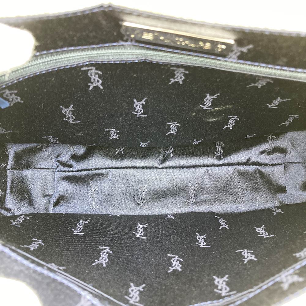 SAINT LAURENT サンローラン ショルダーバッグ ホワイト レザー ヴィンテージ