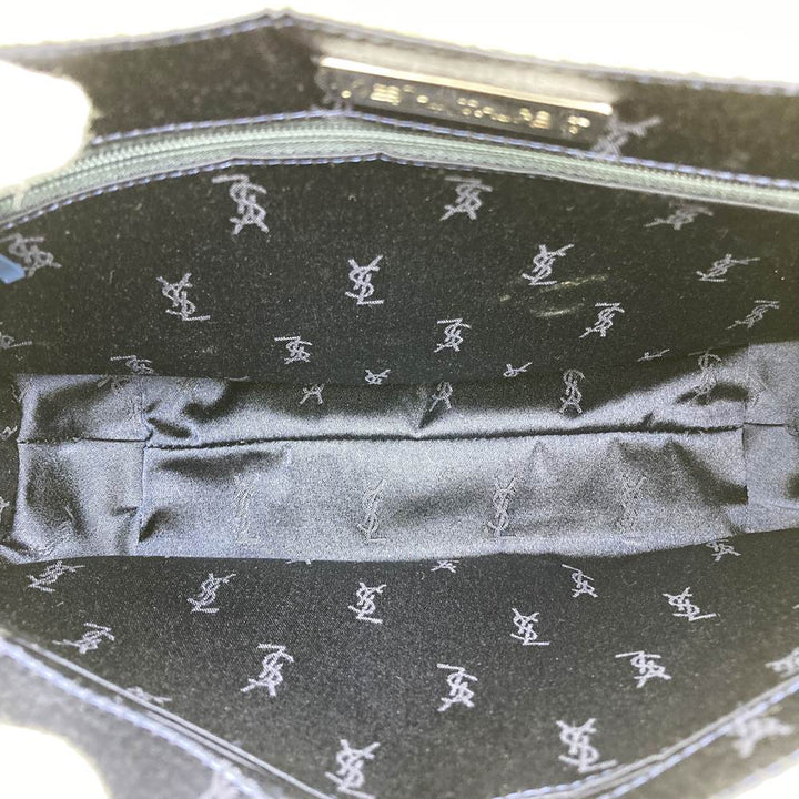SAINT LAURENT サンローラン ショルダーバッグ ホワイト レザー ヴィンテージ