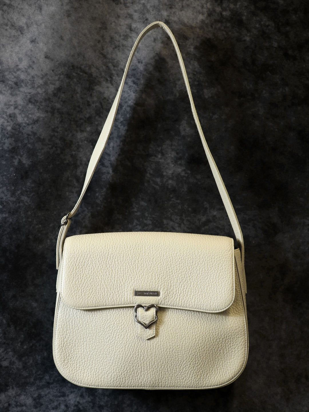 SAINT LAURENT サンローラン ショルダーバッグ ホワイト レザー ヴィンテージ