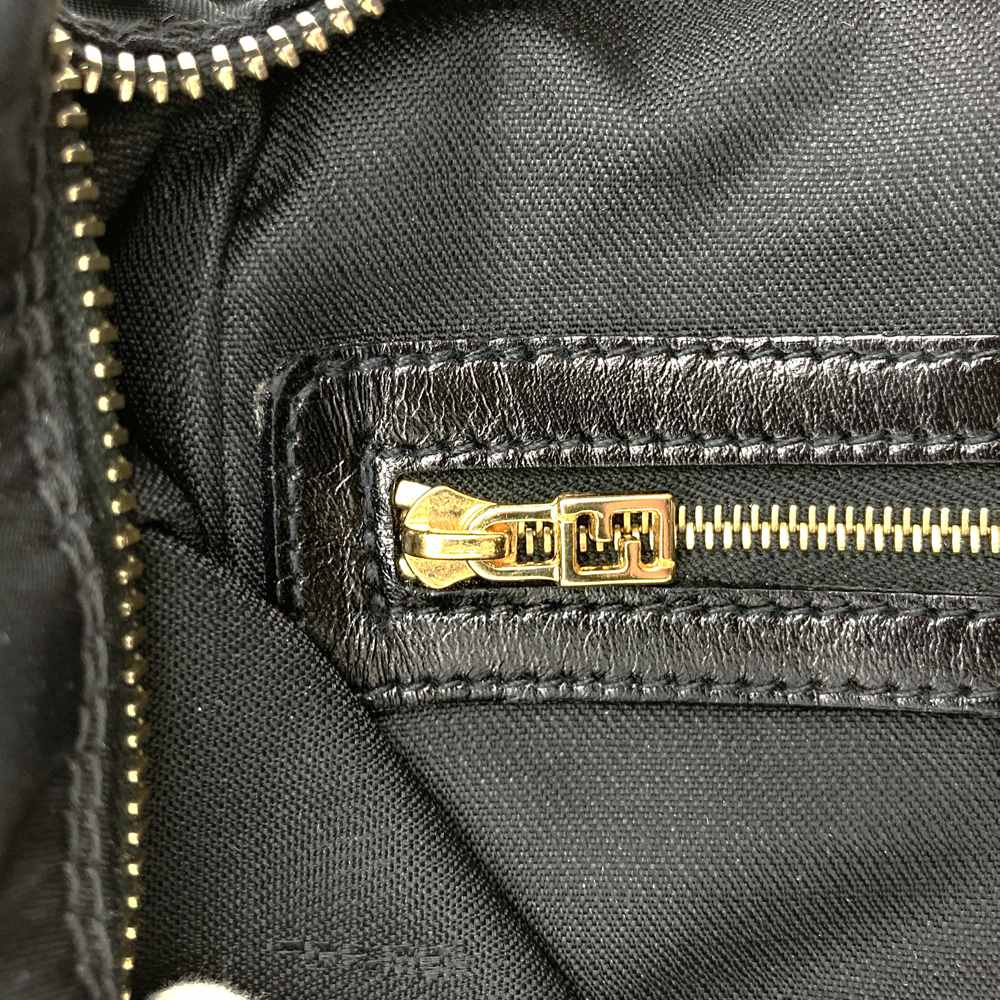 FENDI フェンディ 06 11 15328 982 ショルダーバッグ 肩掛け FFロゴ ナイロン/レザー ブラック 黒