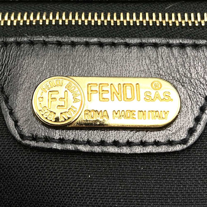 FENDI フェンディ 06 11 15328 982 ショルダーバッグ 肩掛け FFロゴ ナイロン/レザー ブラック 黒
