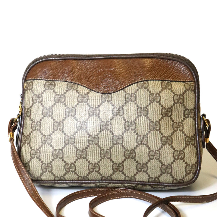 GUCCI グッチ オールドグッチ ショルダーバッグ GGスプリーム ヴィンテージ ブラウン