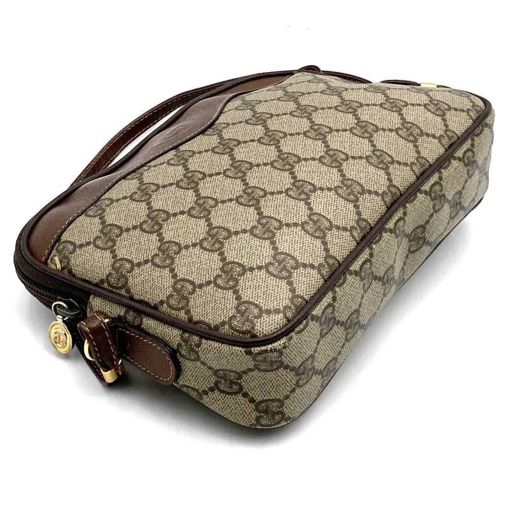 GUCCI グッチ オールドグッチ ショルダーバッグ GGスプリーム ヴィンテージ ブラウン