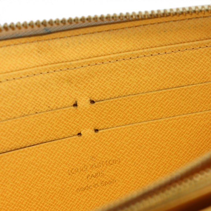 LOUIS VUITTON ルイ・ヴィトン イリュストレ ジッピーウォレット 気球プリント 2011年限定モデル N63006 長財布 ダミエアズールキャンバス ホワイト レディース