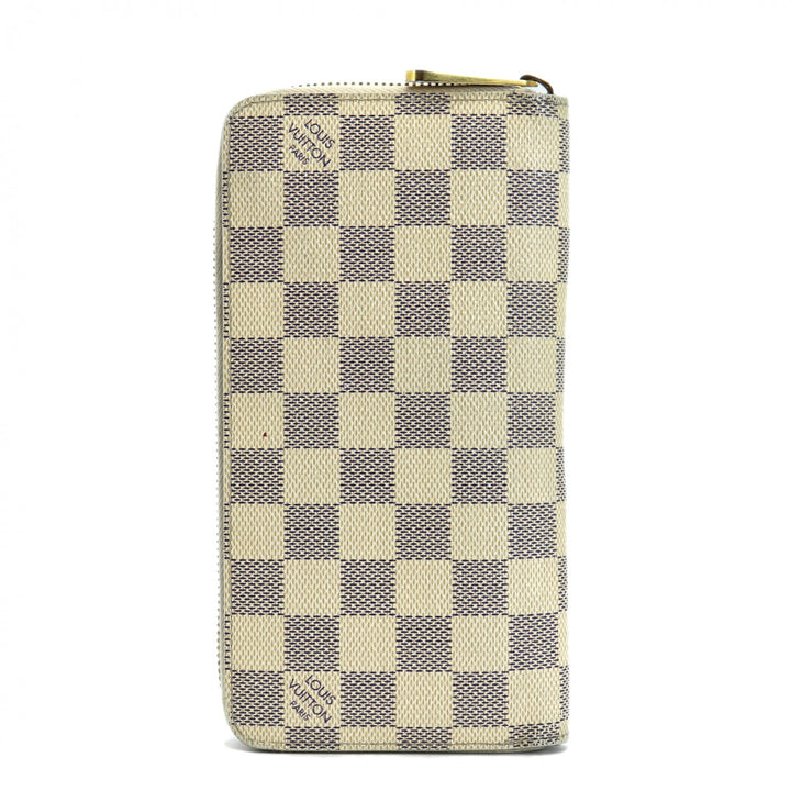 LOUIS VUITTON ルイ・ヴィトン イリュストレ ジッピーウォレット 気球プリント 2011年限定モデル N63006 長財布 ダミエアズールキャンバス ホワイト レディース