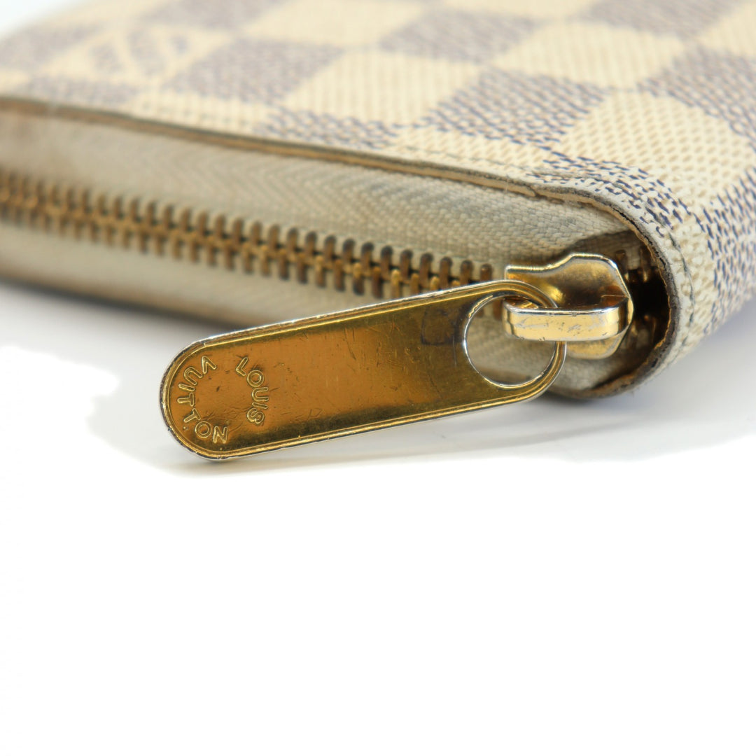 LOUIS VUITTON ルイ・ヴィトン イリュストレ ジッピーウォレット 気球プリント 2011年限定モデル N63006 長財布 ダミエアズールキャンバス ホワイト レディース