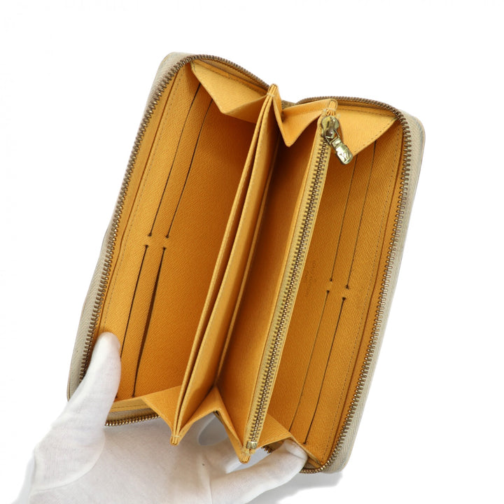 LOUIS VUITTON ルイ・ヴィトン イリュストレ ジッピーウォレット 気球プリント 2011年限定モデル N63006 長財布 ダミエアズールキャンバス ホワイト レディース