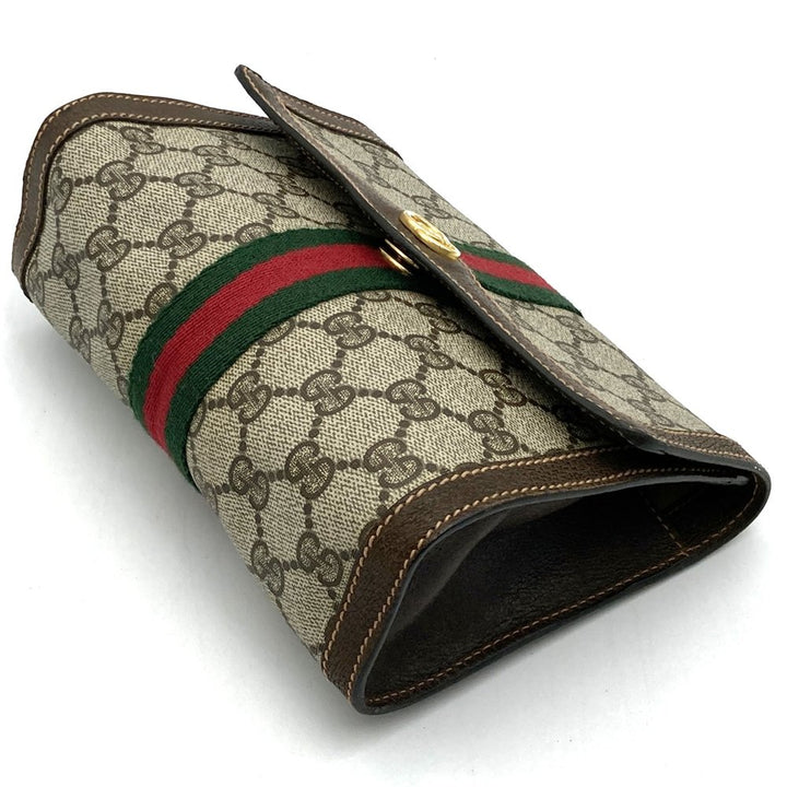 GUCCI グッチ ポーチ クラッチバッグ GGスプリーム シェリー オールドグッチ ヴィンテージ
