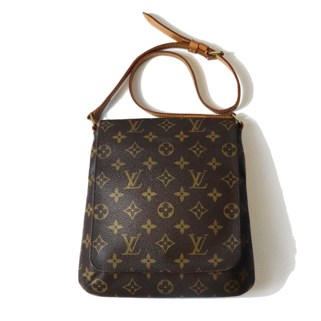 LOUIS VUITTON ルイ・ヴィトン ミュゼットサルサ M51258 ショルダーバッグ モノグラムキャンバス ブラウン レディース