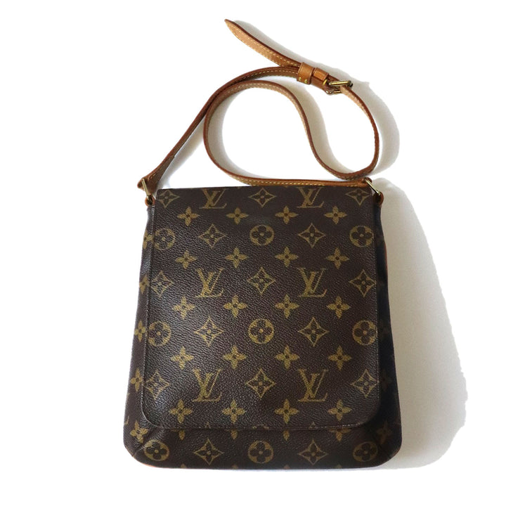 LOUIS VUITTON ルイ・ヴィトン ミュゼットサルサ M51258 ショルダーバッグ モノグラムキャンバス ブラウン レディース