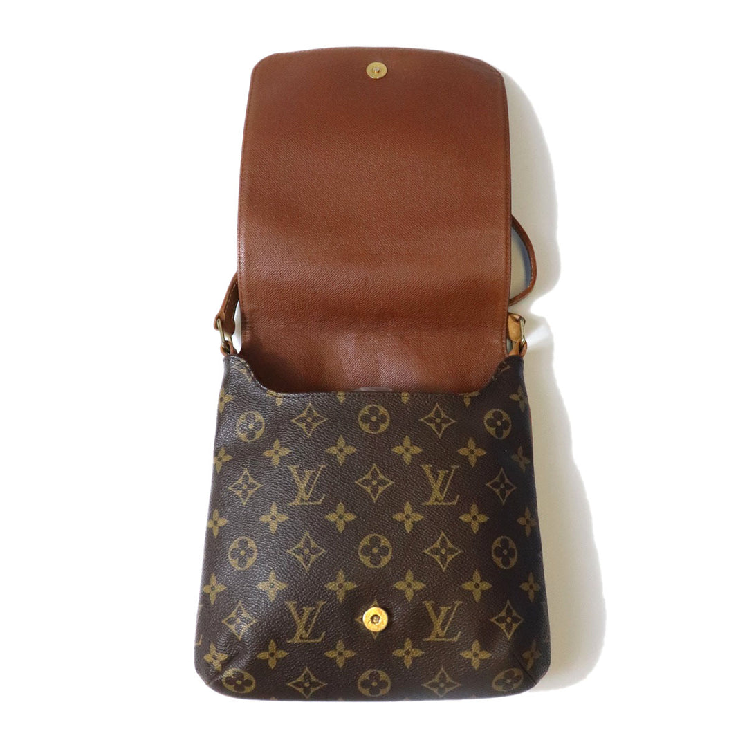 LOUIS VUITTON ルイ・ヴィトン ミュゼットサルサ M51258 ショルダーバッグ モノグラムキャンバス ブラウン レディース