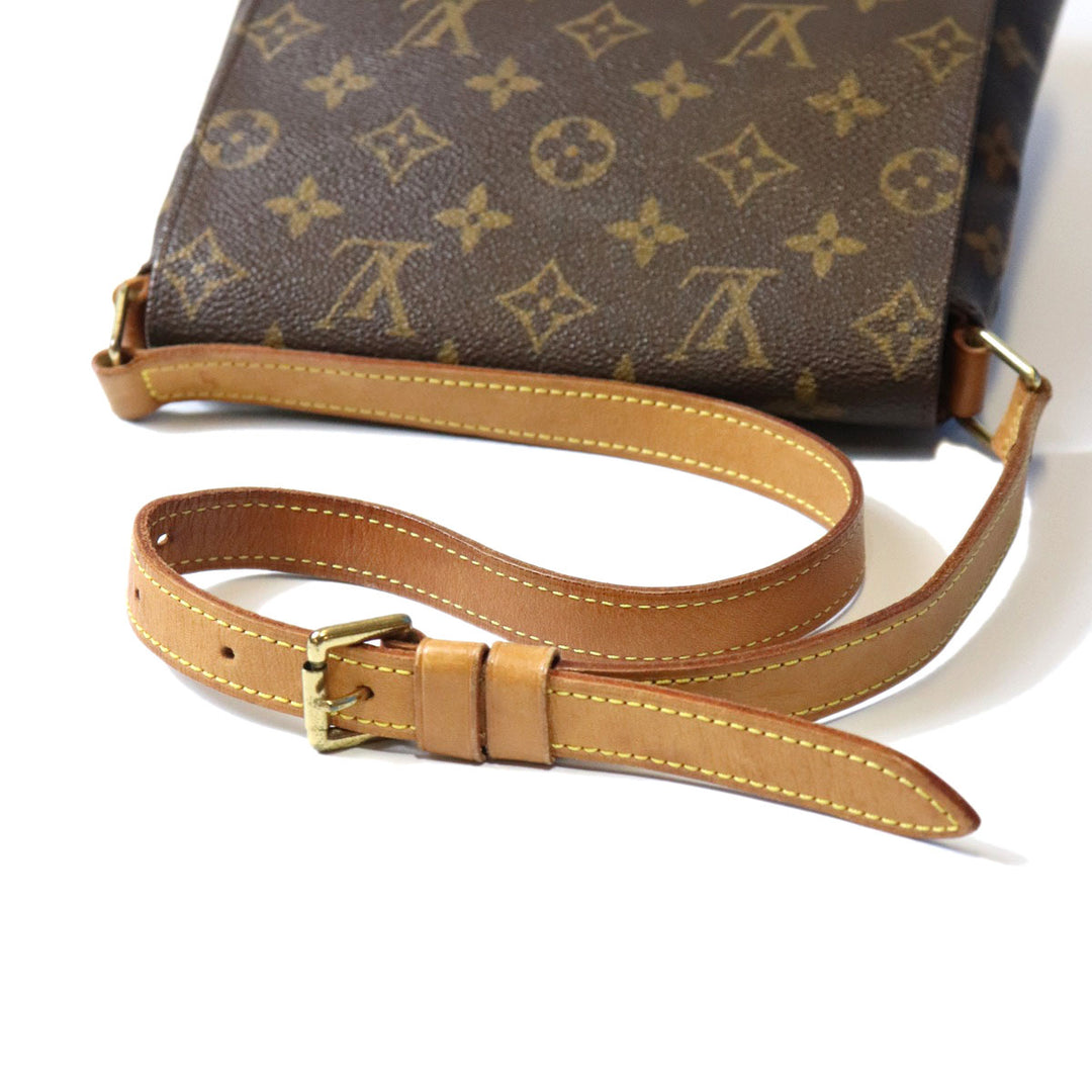 LOUIS VUITTON ルイ・ヴィトン ミュゼットサルサ M51258 ショルダーバッグ モノグラムキャンバス ブラウン レディース