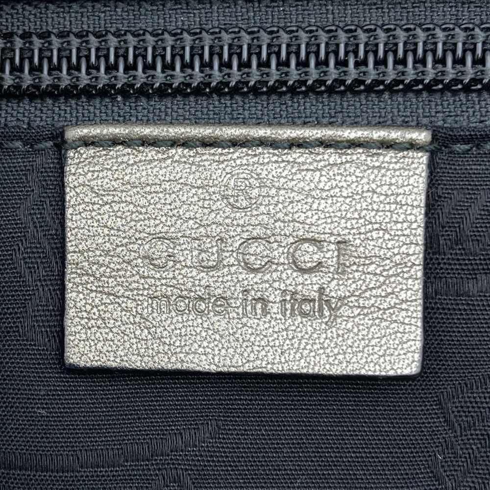 GUCCI グッチ 201732 ショルダーバッグ GGインプリメ 斜め掛け ブラウン メタリック PVC