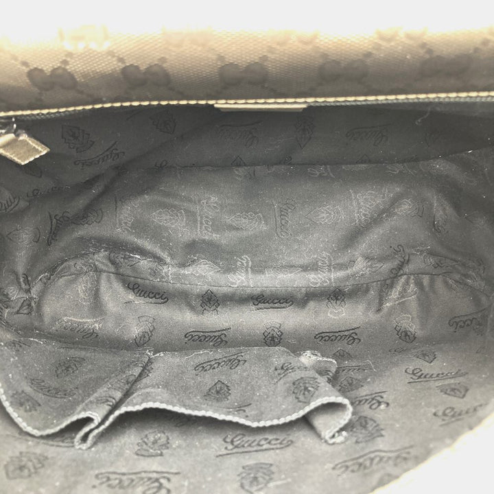 GUCCI グッチ 201732 ショルダーバッグ GGインプリメ 斜め掛け ブラウン メタリック PVC