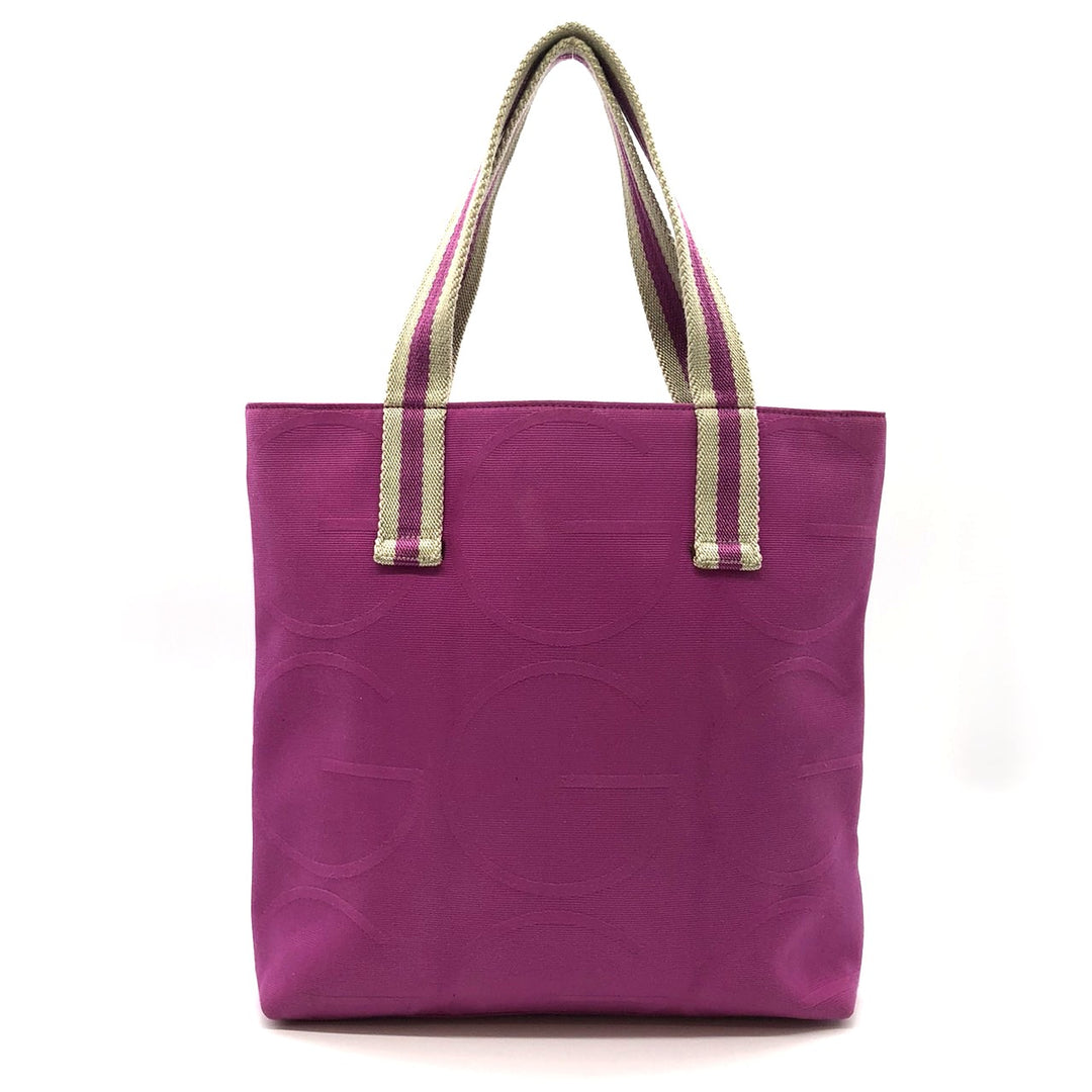 GUCCI グッチ 140691 ハンドバッグ トートバッグ キャンバス ピンク ヴィンテージ